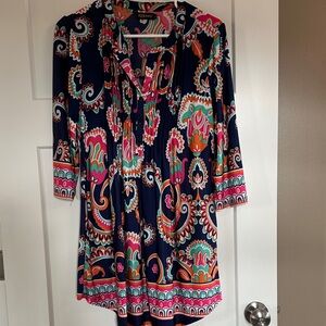 Reborn Multicolor Paisley Tunic Top